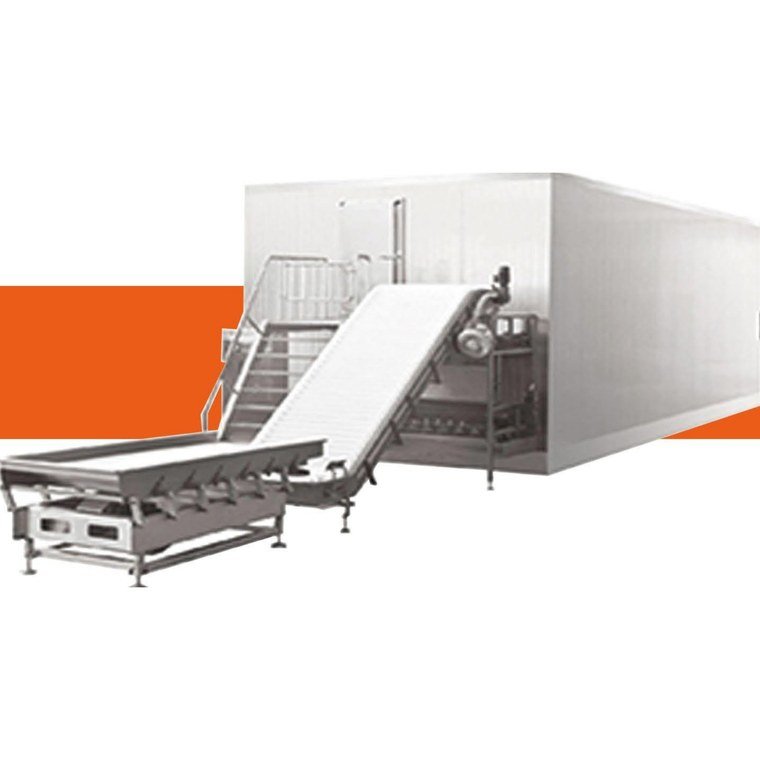 Spiral and tunnel freezing machines for IQF freezing